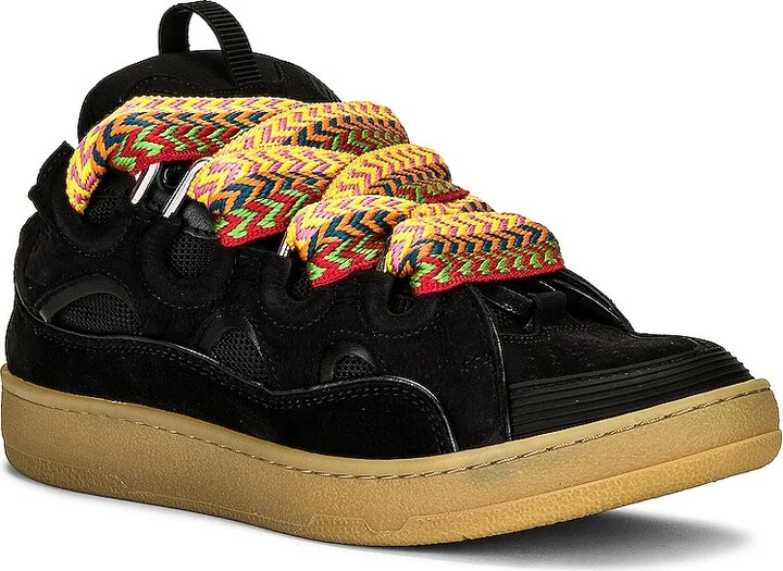 Lanvin Curb Sneaker in Black - Image 2