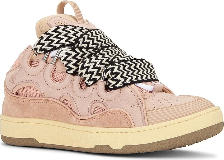 Lanvin Curb Sneaker in White - Image 2