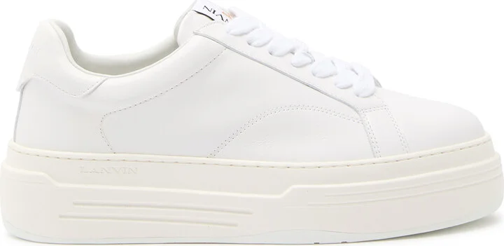 Lanvin DDB0 Leather Flatform Sneakers