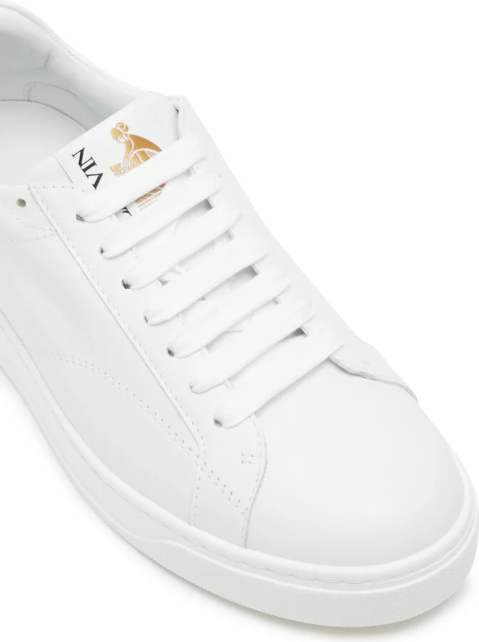 Lanvin Ddb0 Leather Sneakers - Image 4