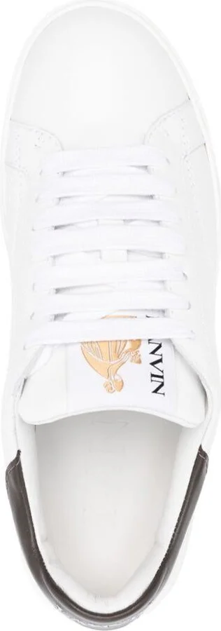 Lanvin Ddb0 Sneaker With Contrasted Embroideries Shoes - Image 2