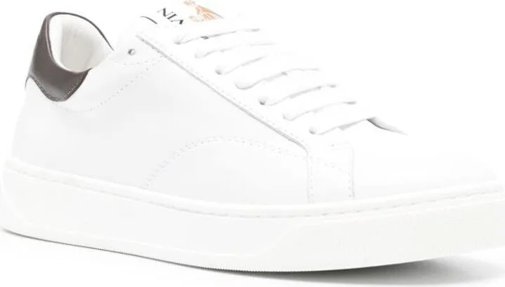 Lanvin Ddb0 Sneaker With Contrasted Embroideries Shoes - Image 4