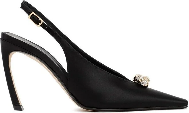 Lanvin Embellished Pointed Toe Pumps