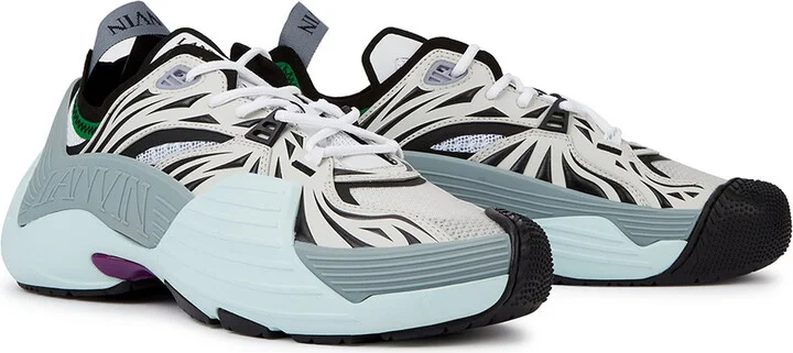 Lanvin Flash X Panelled Sneakers - Image 6
