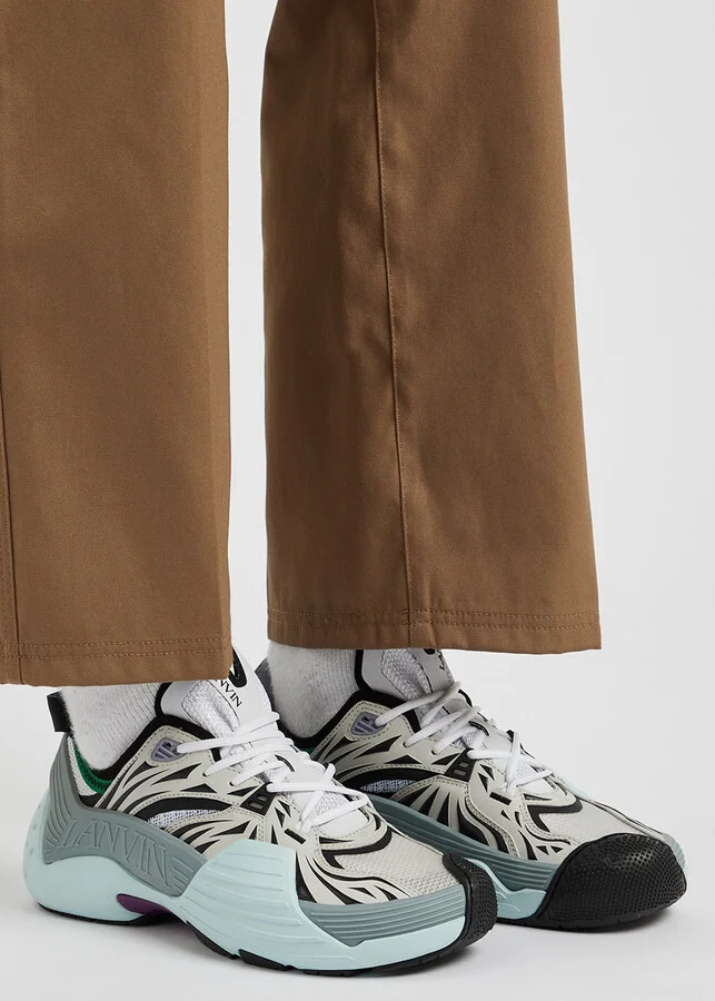 Lanvin Flash X Panelled Sneakers - Image 9