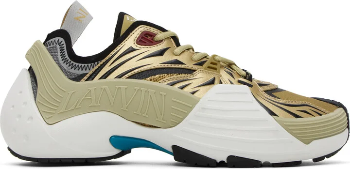 Lanvin Gold Flash-X Sneakers