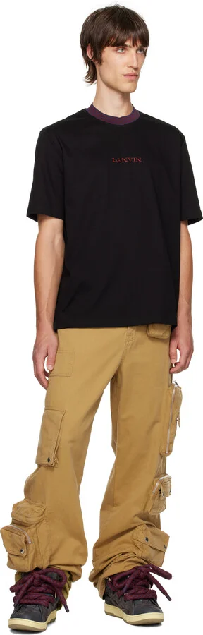 Lanvin Gray Curb Sneakers - Image 5