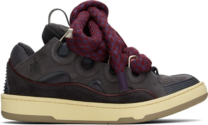 Lanvin Gray Curb Sneakers