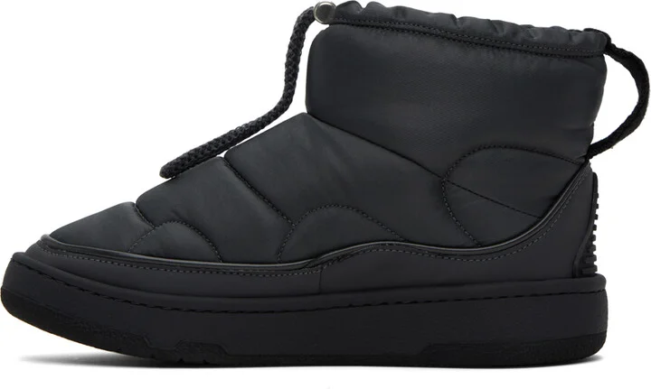 Lanvin Gray Curb Snow Boots - Image 3