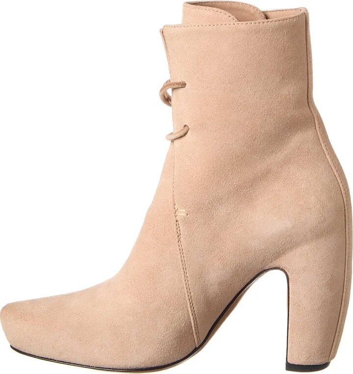 Lanvin Laced Suede Bootie - Image 2