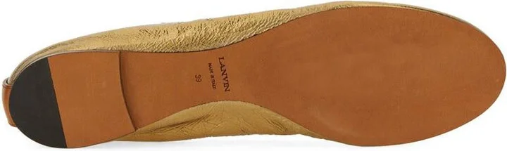 Lanvin Leather Ballerina - Image 5