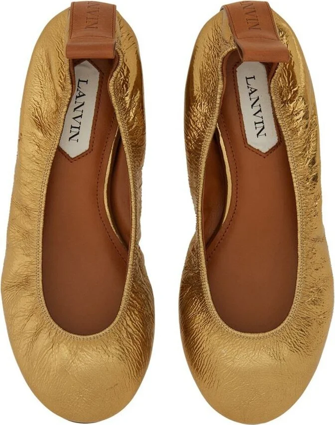 Lanvin Leather Ballerina - Image 6