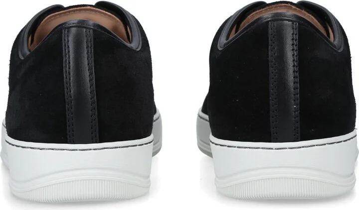 Lanvin Leather Cap-Toe Sneakers - Image 2