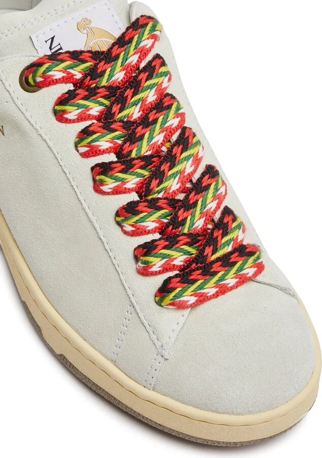 Lanvin Lite Curb Suede Sneakers - Image 4