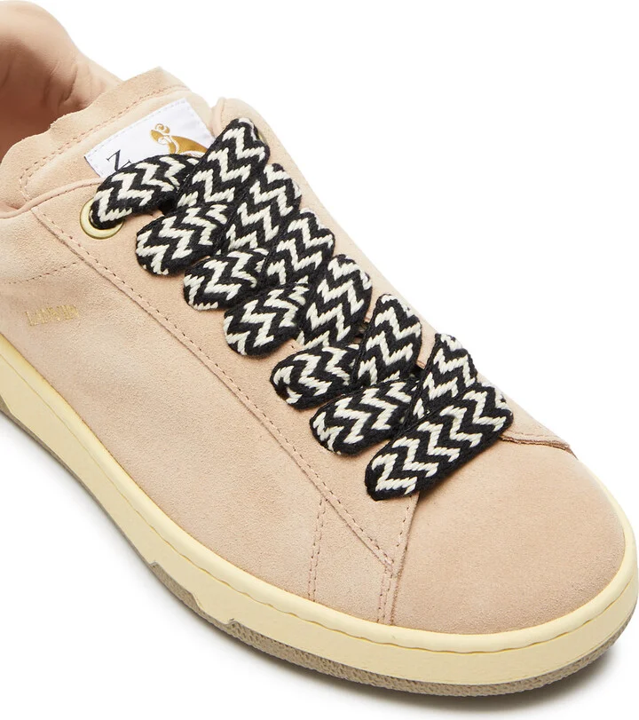 Lanvin Lite Curb Suede Sneakers - Image 8