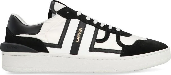 Lanvin Logo Printed Lace-Up Sneakers