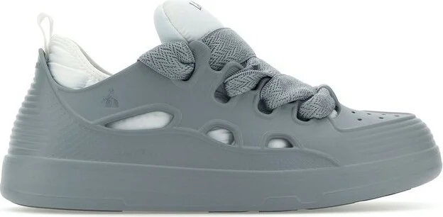 Lanvin Logo Printed Lace-Up Sneakers