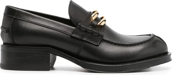 Lanvin Medley Leather Loafers