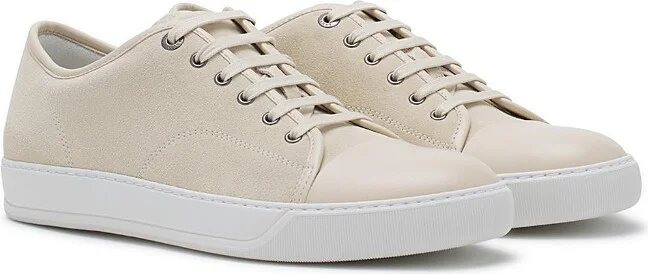 Lanvin Men's DBB1 Leather and Suede Sneakers