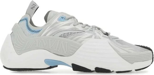 Lanvin Mesh Flash-X Lace-Up Sneakers
