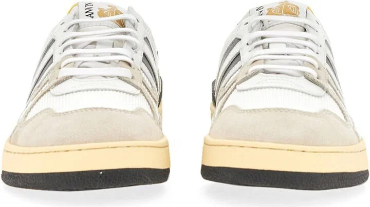 Lanvin Mesh, Suede And Nappa Leather Sneaker - Image 3