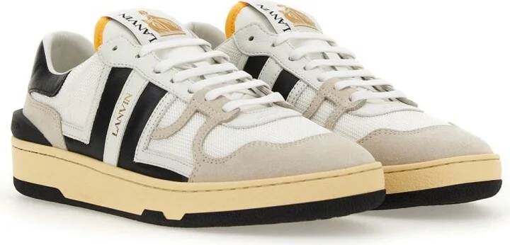 Lanvin Mesh, Suede And Nappa Leather Sneaker - Image 6