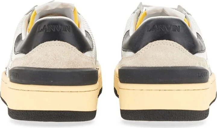 Lanvin Mesh, Suede And Nappa Leather Sneaker - Image 8
