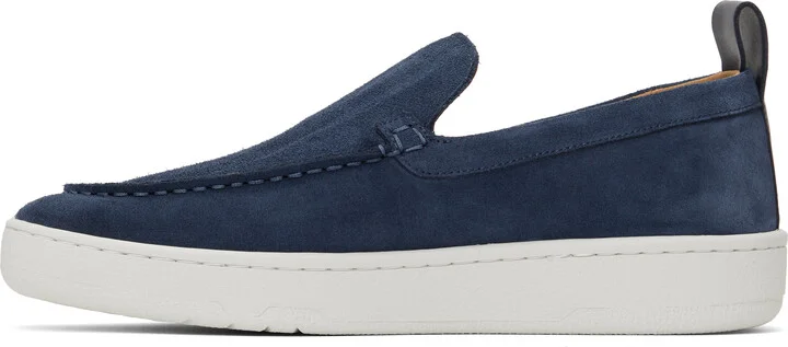 Lanvin Navy Cruiser Suede Sneakers - Image 3