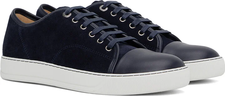 Lanvin Navy DBB1 Sneakers - Image 4