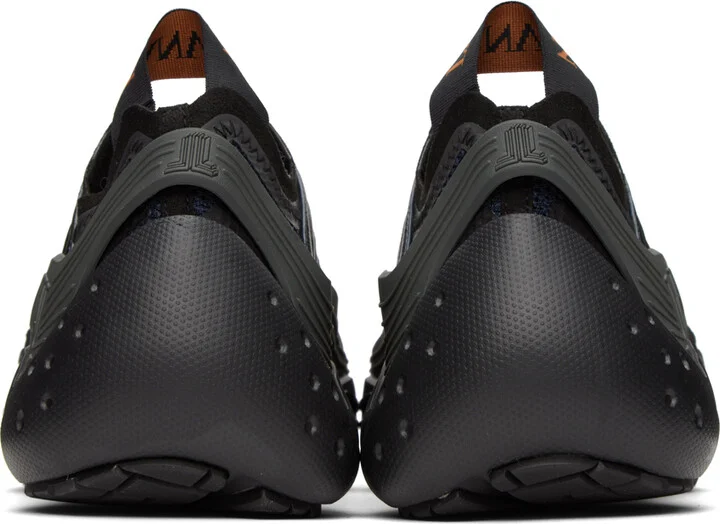 Lanvin Navy Flash-X Sneakers - Image 2