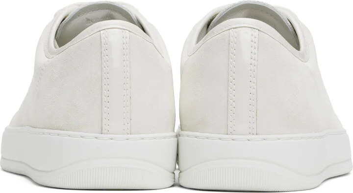 Lanvin Off-White DBB1 Suede & Leather Sneakers - Image 2