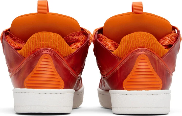 Lanvin Orange Curb Sneakers - Image 2
