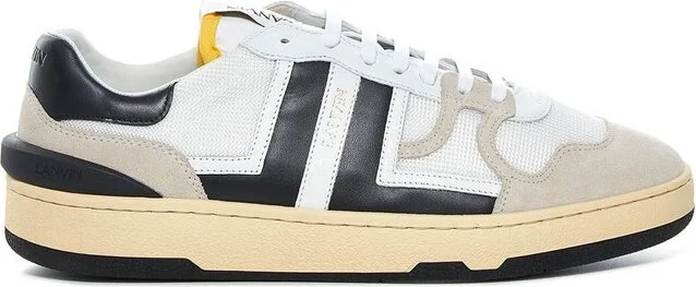 Lanvin Panelled Lace-Up Sneakers