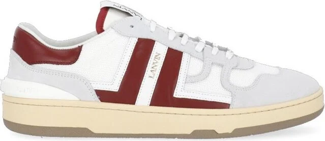 Lanvin Panelled Lace-Up Sneakers