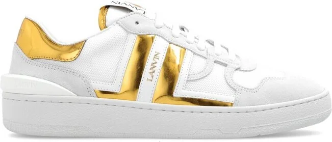 Lanvin Panelled Lace-Up Sneakers