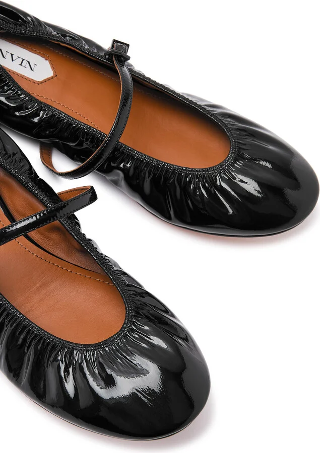 Lanvin Patent Leather Ballet Flats - Image 3