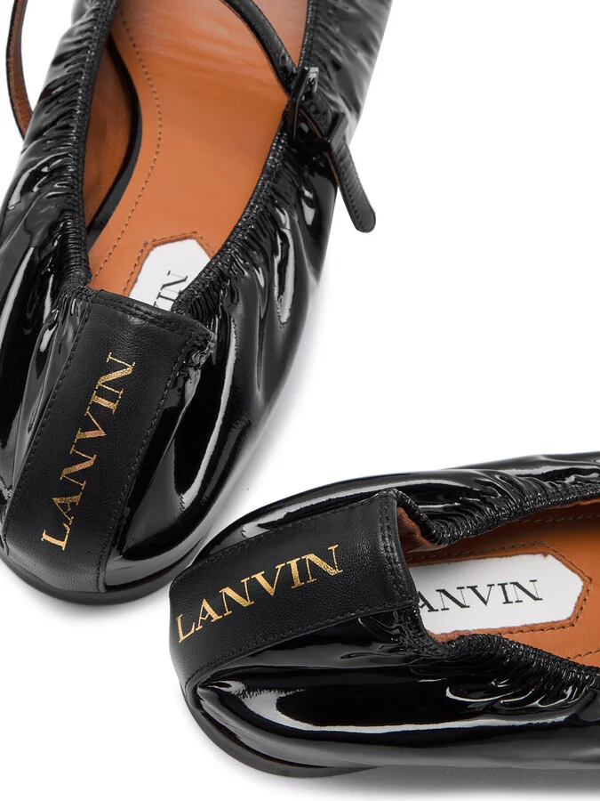 Lanvin Patent Leather Ballet Flats - Image 4