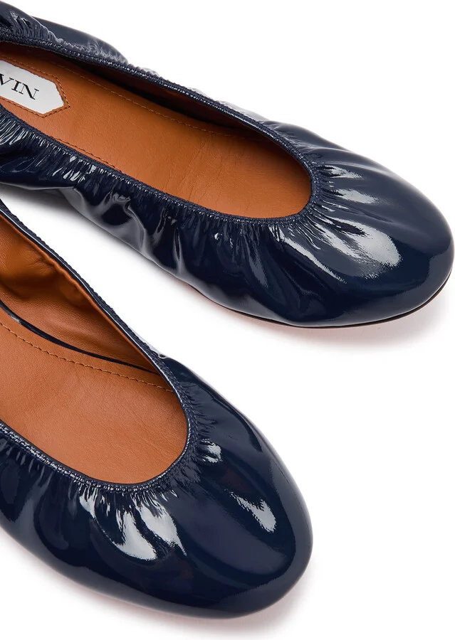 Lanvin Patent Leather Ballet Flats - Image 3