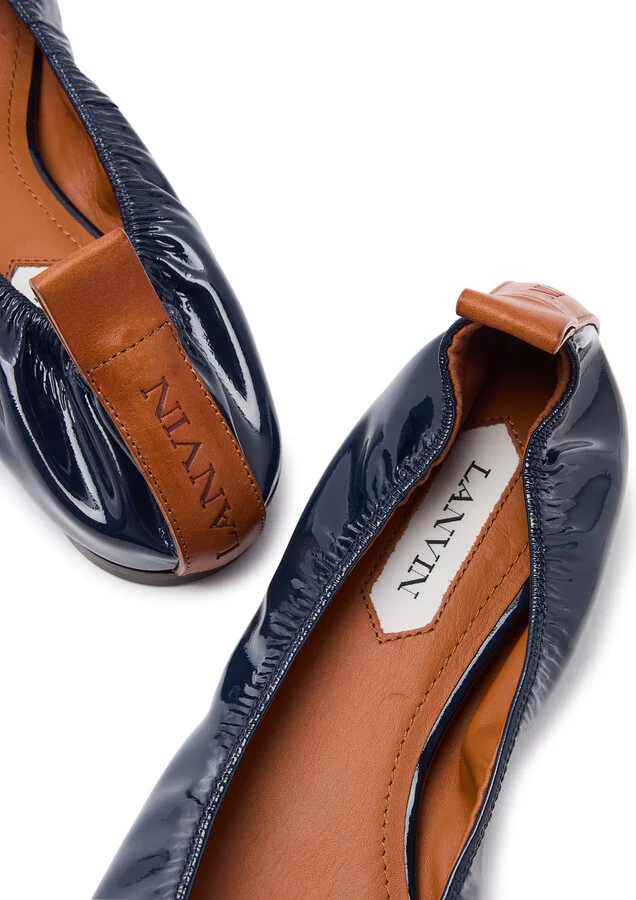 Lanvin Patent Leather Ballet Flats - Image 4