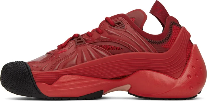 Lanvin Red Flash-X Sneakers - Image 3
