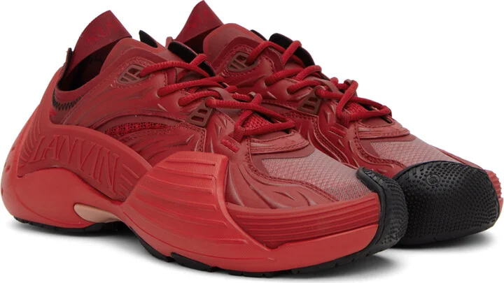 Lanvin Red Flash-X Sneakers - Image 4
