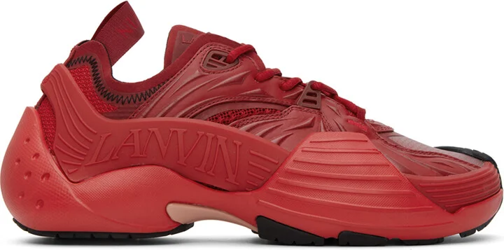 Lanvin Red Flash-X Sneakers