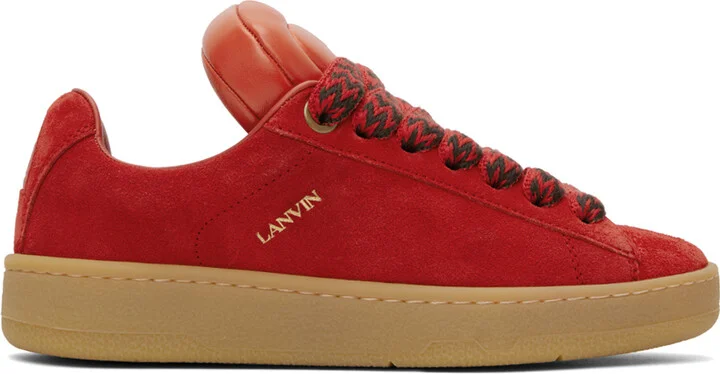 Lanvin Red Future Edition P24 Curb Lite Sneakers