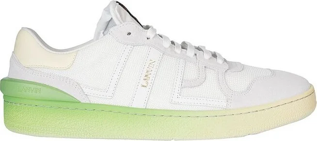 Lanvin Round Toe Lace-Up Sneakers
