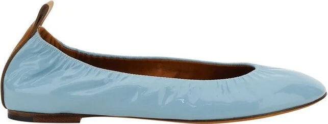 Lanvin Round Toe Slip-On Ballerina Shoes