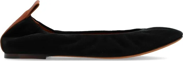 Lanvin Round Toe Slip-On Ballerinas
