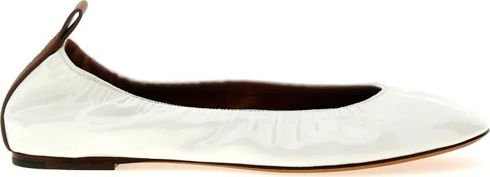 Lanvin Ruched Detail Ballerina Shoes