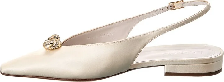 Lanvin Satin Slingback Flat - Image 2