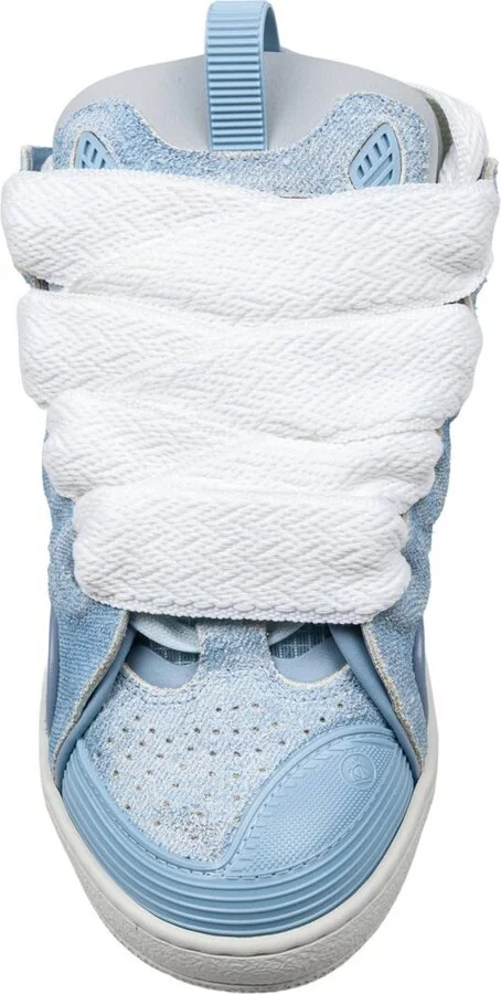 Lanvin Sneakers In Calf Nappa, Suede And Mesh - Image 3
