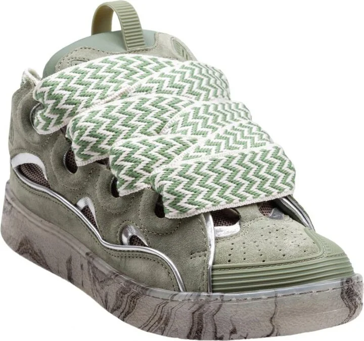 Lanvin Sneakers In Calf Nappa, Suede And Mesh - Image 2